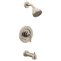  Gibson One Handle Tub & Shower Faucet - Brushed Nickel