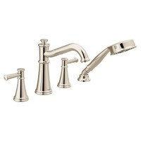  Belfield Deck Mount With Handshower Tub Faucet - Polished Nickel