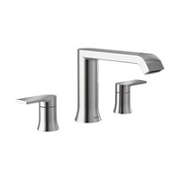  Genta Deck Mount Tub Faucet - Chrome