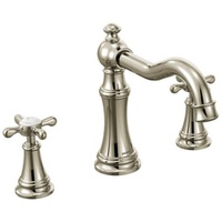  Weymouth Deck Mount Tub Faucet - Polished Nickel