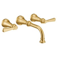  Colinet Wall Mount Bathroom Faucet Bathroom Faucet - Brushed Gold