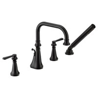  Colinet Deck Mount With Handshower Tub Faucet - Matte Black