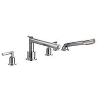  Arris Deck Mount With Handshower Tub Faucet - Chrome