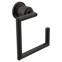  Arris Towel Ring Bathroom Accessory - Matte Black