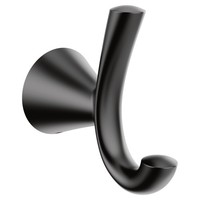  Glyde Robe Hook Bathroom Accessory - Matte Black