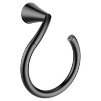  Glyde Towel Ring Bathroom Accessory - Matte Black