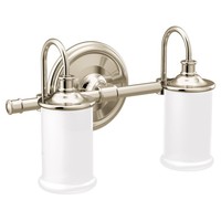  Belfield 2 Bulb Bathroom Lighting - Polished Nickel