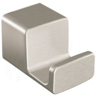  90 Degree Robe Hook Bathroom Accessory - Brushed Nickel