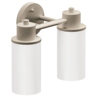  Iso 2 Bulb Bathroom Lighting - Brushed Nickel