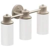  Iso 3 Bulb Bathroom Lighting - Brushed Nickel