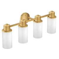  Iso 4 or More Bulb Bathroom Lighting - Brushed Gold