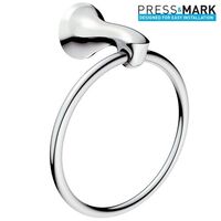  Darcy Towel Ring Bathroom Accessory - Chrome