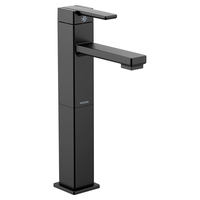  90 Degree Vessel Filler Bathroom Faucet - Matte Black