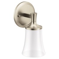  Flara 1 Bulb Wall Sconce - Brushed Nickel