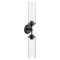  Greenfield 2 Bulb Bathroom Lighting - Matte Black