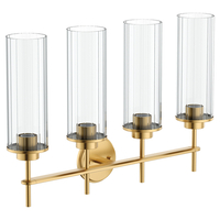  Greenfield 4 or More Bulb Bathroom Lighting - Brushed Gold