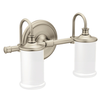  Belfield 2 Bulb Bathroom Lighting - Brushed Nickel