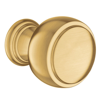  Weymouth 1" Knob - Brushed Gold