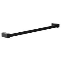  90 Degree Towel Bar Bathroom Accessory - Matte Black