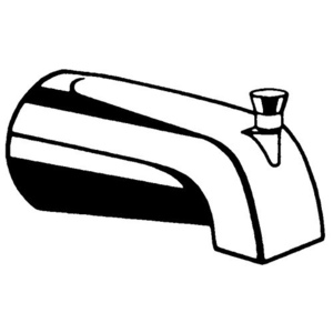 M15856 Tub Spout Shower Accessory - Chrome