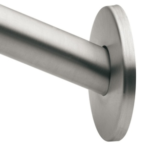 M21025BS Shower Rod Shower Curtain Rod - Brushed Nickel