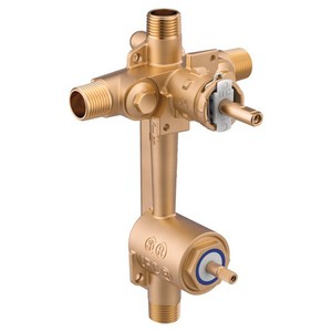 MOE2551 Posi-Temp Tub & Shower Valve Rough In Valve - Rough Brass