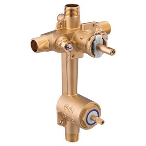 MOE2571 Posi-Temp Tub & Shower Valve Rough In Valve - Rough Brass