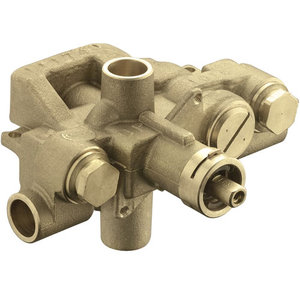 MOE3520 Moentrol Tub & Shower Valve Rough In Valve - Rough Brass