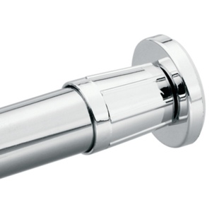 M525 Adjustable Shower Curtain Rod Shower Curtain Rod - Chrome