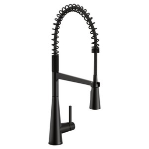 M5925BL Sleek Pull-Out Spray Kitchen Faucet - Matte Black M5925BL Sleek Pull-Out Spray Kitchen Faucet - Matte Black