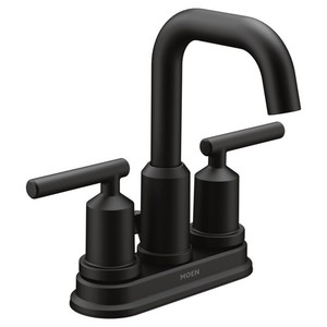 M6150BL Gibson 4'' Centerset Bathroom Faucet - Matte Black