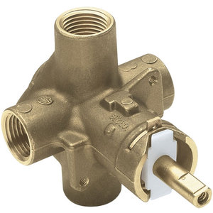 M62300 Posi-Temp Tub & Shower Valve Rough In Valve - Rough Brass