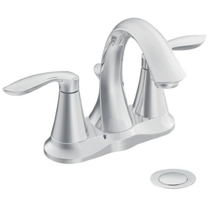 M66410 Eva 4'' Centerset Bathroom Faucet - Chrome