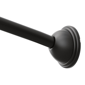 MCSR2160BL Shower Rod Shower Curtain Rod - Matte Black MCSR2160BL Shower Rod Shower Curtain Rod - Matte Black