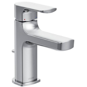 MOE6900 Rizon Single Hole Bathroom Faucet - Chrome