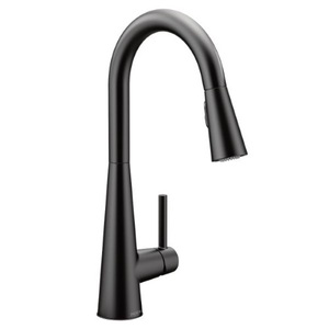 M7864BL Sleek Pull-Out Spray Kitchen Faucet - Matte Black M7864BL Sleek Pull-Out Spray Kitchen Faucet - Matte Black