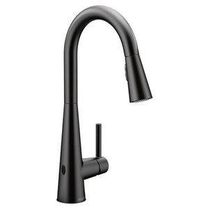 M7864EWBL Sleek Pull-Out Spray Kitchen Faucet - Matte Black M7864EWBL Sleek Pull-Out Spray Kitchen Faucet - Matte Black