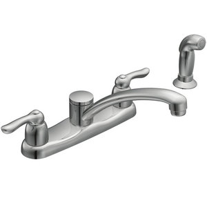 M7907 Chateau Two-Handle Kitchen Faucet - Chrome