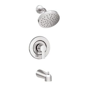 M82628 Rinza One Handle Tub & Shower Faucet - Chrome