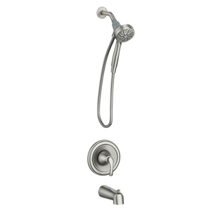 M82879SRN Tiffin Posi-Temp Tub & Shower Faucet Trim Trim Kit - Spot Resist Brushed Nickel