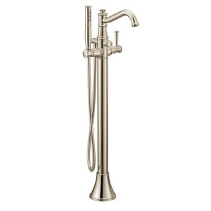 M9025NL/MTS50100 Belfield Freestanding Tub Faucet - Polished Nickel