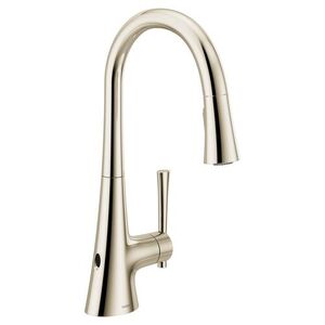 M9126EWNL Kurv Pull-Out Spray Kitchen Faucet - Polished Nickel