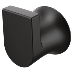 MBH3803BL Genta Robe Hook Bathroom Accessory - Matte Black