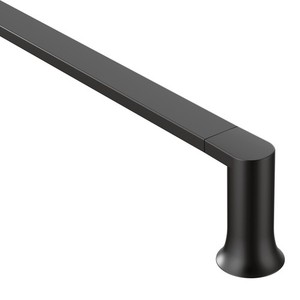 MBH3824BL Genta Towel Bar Bathroom Accessory - Matte Black