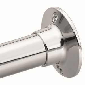 M635SS Donner Shower Rod Shower Curtain Rod - Polished Stainless Steel