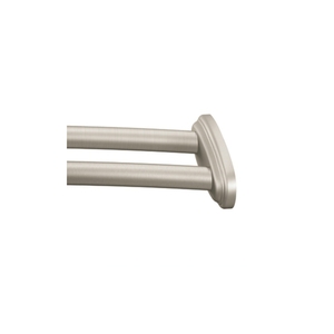 MDN2141BN Adjustable Shower Curtain Rod Shower Curtain Rod - Brushed Nickel