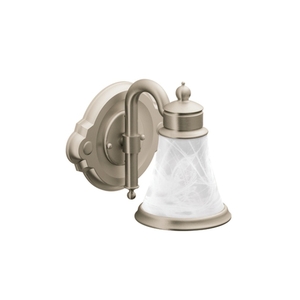 MYB9861BN Waterhill 1 Bulb Wall Sconce - Brushed Nickel