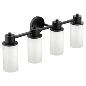 MDN0764BL Iso 4 or More Bulb Bathroom Lighting - Matte Black