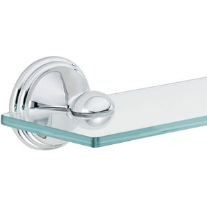 MDN8490CH Preston Vanity Shelf Bathroom Accessory - Chrome