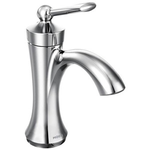 MOE4500 Wynford Single Hole Bathroom Faucet - Chrome